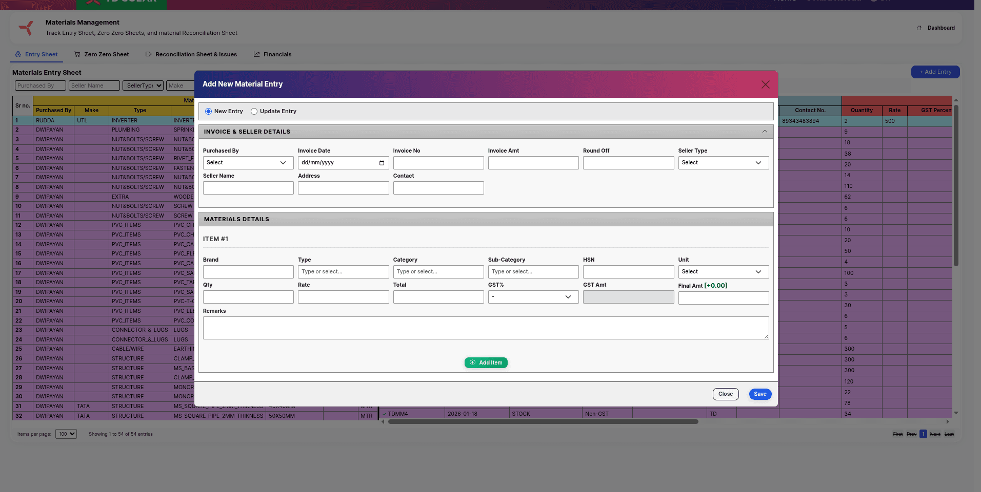 TD Solar CRM